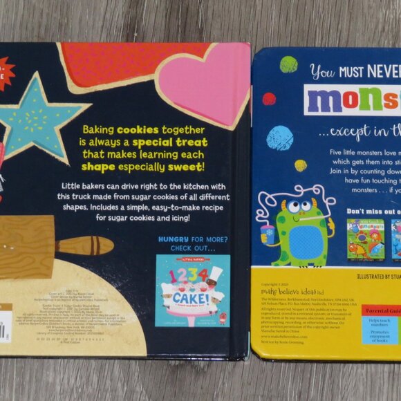 Bundle 2 Books Touch & Feel Never Touch the Monster & Cookie Truck (K480) - Picture 4 of 9